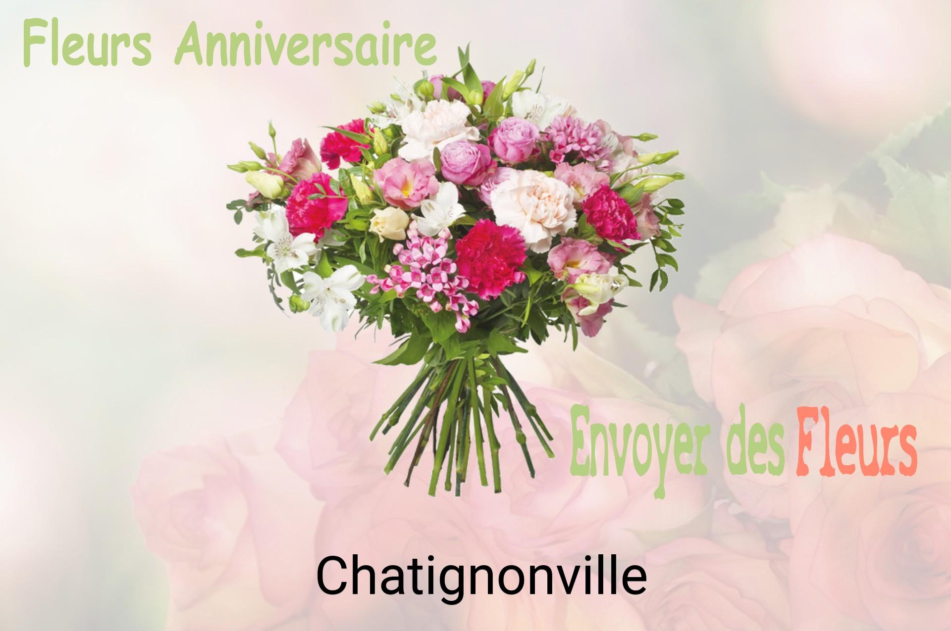 Bouquet de fleurs d’anniversaire livré à Chatignonville