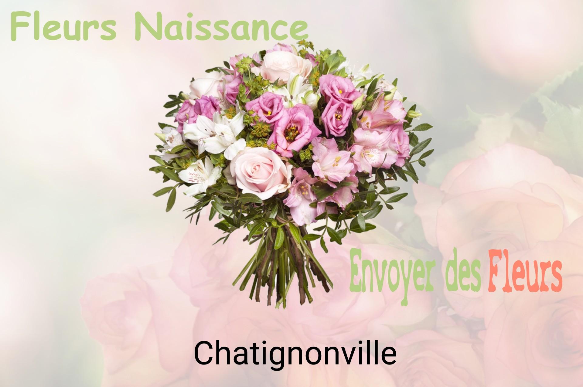 Bouquet de fleurs de naissance livré à Chatignonville
